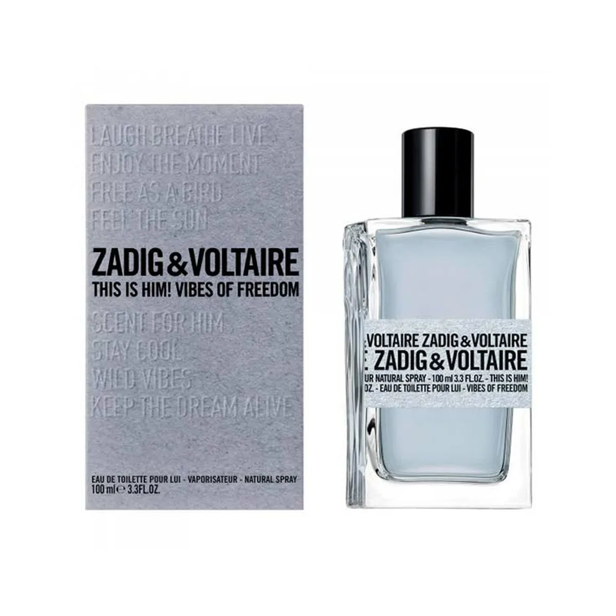 Parfum Homme Zadig & Voltaire This Is Him EDT 100ml - Flacon élégant fabrication française