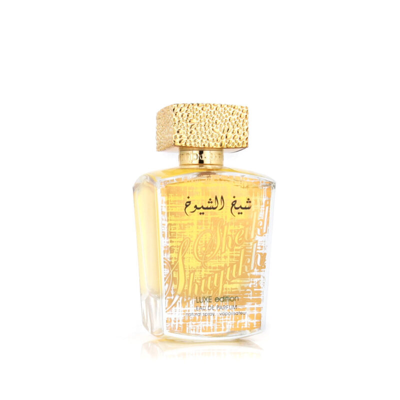 Parfum Lattafa Sheikh Al Shuyukh EDP 100ml - Vue détaillée du flacon prestige